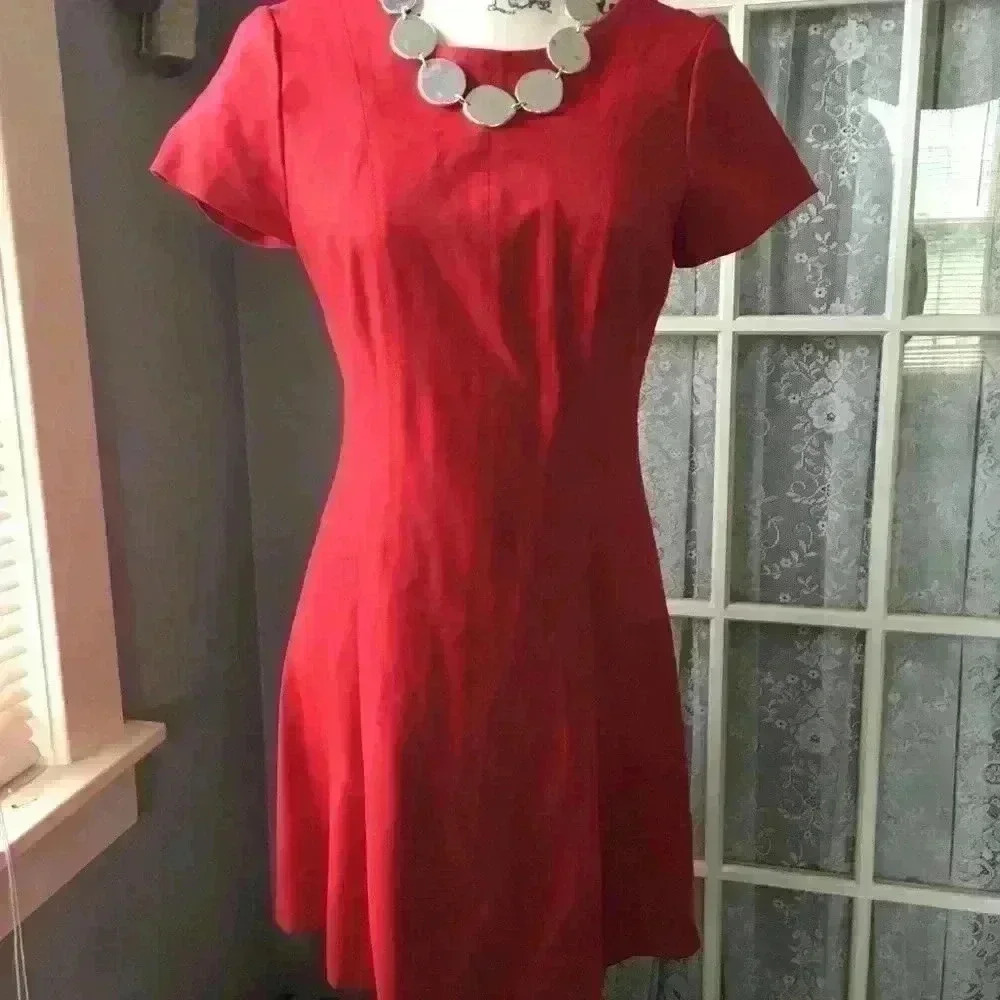 Banana Republic Red, Fitted Dress
